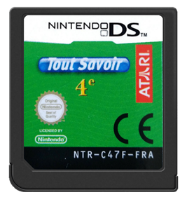 Tout Savoir 4e - Cart - Front Image