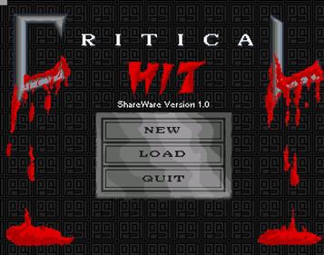 Critical Hit - Screenshot - Game Title Image