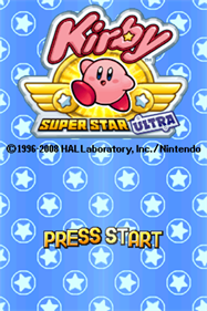 Kirby Super Star Ultra - Screenshot - Game Title Image