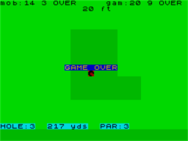 Golf (Abrasco) - Screenshot - Game Over Image