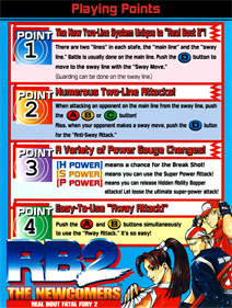 Real Bout Fatal Fury 2: The Newcomers - Arcade - Controls Information Image