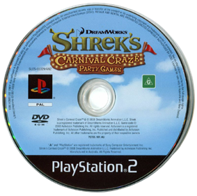 Shrek's Carnival Craze: Party Games - Disc Image