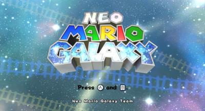 Neo Mario Galaxy - Screenshot - Game Title Image