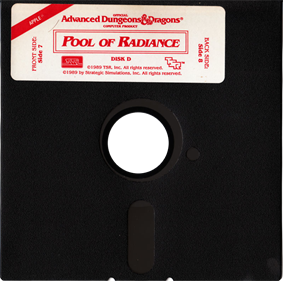 Advanced Dungeons & Dragons: Pool of Radiance - Disc Image