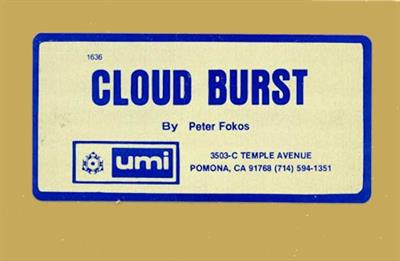 Cloudburst - Cart - Front Image