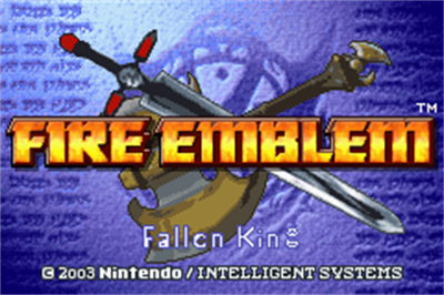 Fire Emblem: Fallen King - Screenshot - Game Title Image