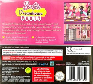 Barbie Dreamhouse Party - Box - Back Image