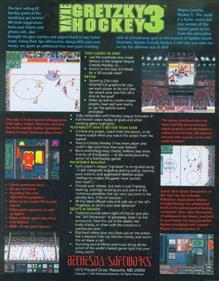 Wayne Gretzky Hockey 3 - Box - Back Image
