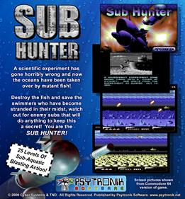 Sub Hunter - Box - Back Image