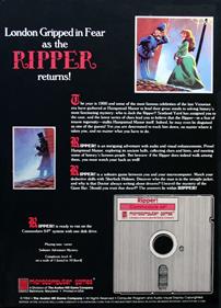 Ripper! - Box - Back Image