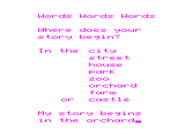 Words Words Words - Screenshot - Game Select Image