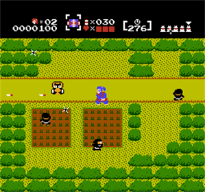 Famicom Mini: Nazo no Murasame Jō - Screenshot - Gameplay Image