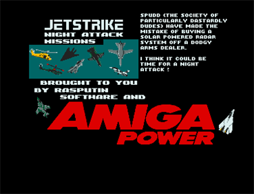 Amiga Power #36 - Screenshot - Game Title Image