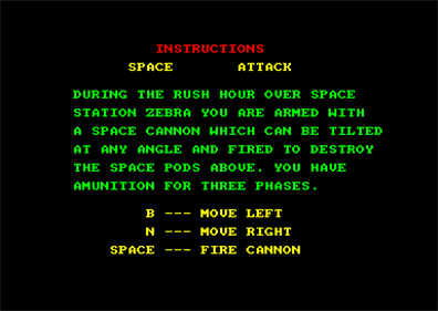 Space Attack - Screenshot - Game Select Image