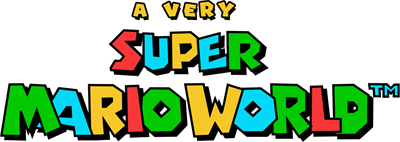 A Very Super Mario World - Clear Logo Image