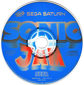 Sonic Jam - Disc Image