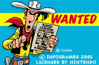 Lucky Luke: Wanted! - Screenshot - Game Title Image