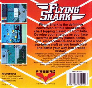 Flying Shark - Box - Back Image