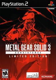 Metal Gear Solid 3: Subsistence - Box - Front Image