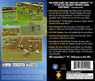 NFL GameDay '97 - Box - Back Image