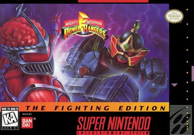 Mighty Morphin Power Rangers: The Fighting Edition - Box - Front Image