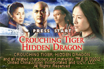 Crouching Tiger, Hidden Dragon - Screenshot - Game Title Image