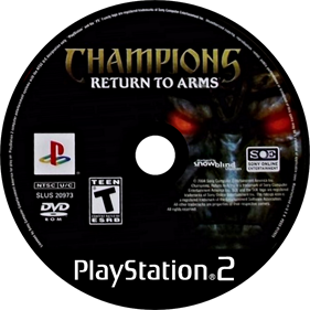 Champions: Return to Arms - Disc Image
