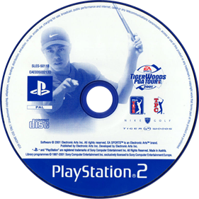 Tiger Woods PGA Tour 2001 - Disc Image
