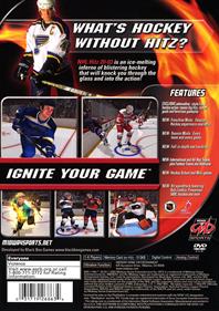 NHL Hitz 2003 - Box - Back Image