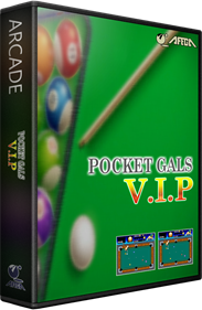 Pocket Gals V.I.P - Box - 3D Image