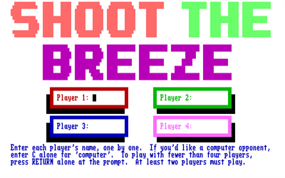 Shoot the Breeze - Screenshot - Game Title Image