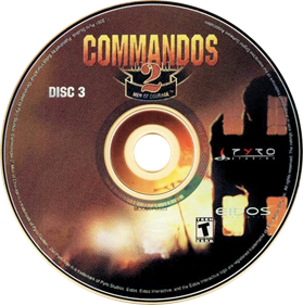 Commandos 2: Men of Courage - Disc Image