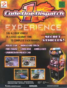 Code One Dispatch - Advertisement Flyer - Back Image