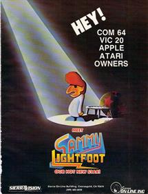 Sammy Lightfoot - Advertisement Flyer - Front Image
