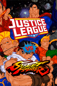 Justice League vs Street Fighter - Fanart - Box - Front