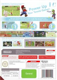 Mario Power Tennis - Box - Back Image