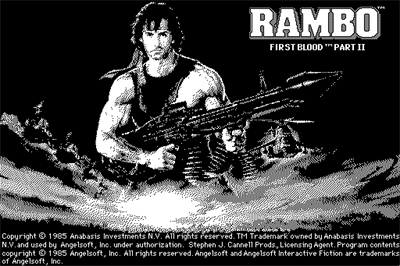 Rambo: First Blood Part II - Screenshot - Game Title Image
