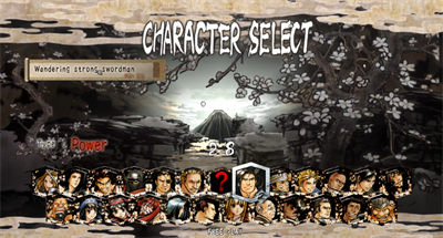 Samurai Shodown: Edge of Destiny - Screenshot - Game Select Image