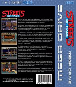 Streets of Rage - Fanart - Box - Back Image