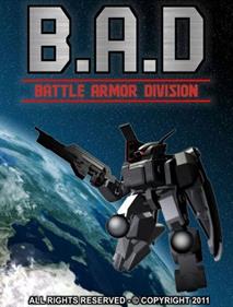 B.A.D: Battle Armor Division - Fanart - Box - Front Image