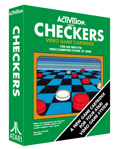 deluxe wooden checkers in box