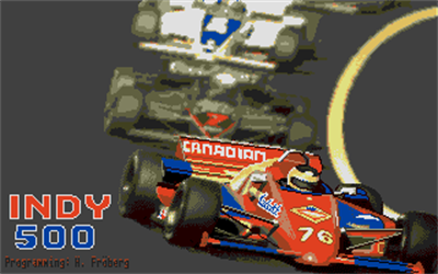 Indy 500 - Screenshot - Game Title Image