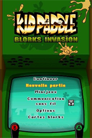 Kid Paddle: Blorks Invasion - Screenshot - Game Title Image