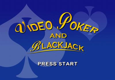 Video Poker & Blackjack - Screenshot - Game Title Image