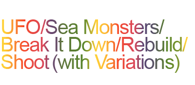 UFO / Sea Monsters / Break It Down / Rebuild / Shoot - Clear Logo Image
