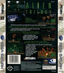 Alien Trilogy - Box - Back - Reconstructed