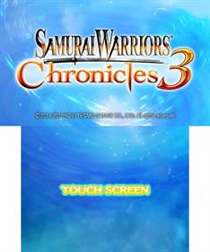 Samurai Warriors: Chronicles 3 - Screenshot - Game Title Image