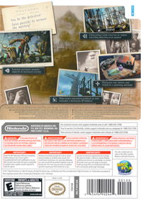 Mystery Case Files: The Malgrave Incident - Box - Back Image
