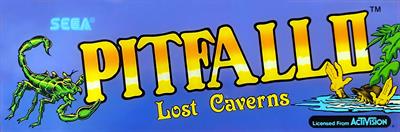 Pitfall II: The Lost Caverns - Arcade - Marquee Image