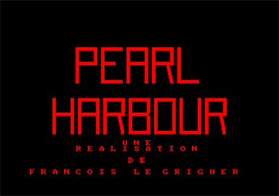 Pearl Harbor - Screenshot - Game Title Image